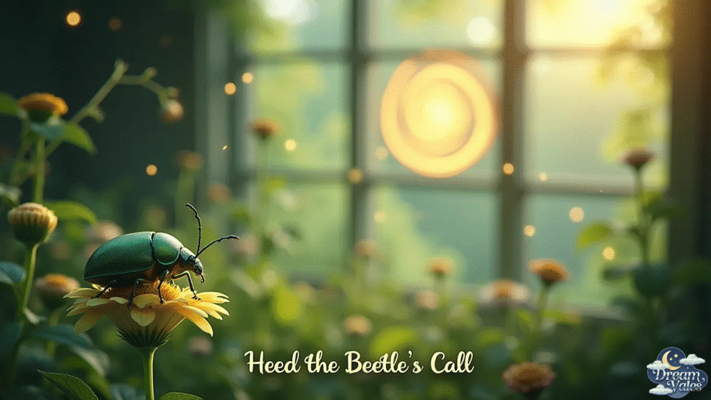 When Green June Beetles Enter Your Life
