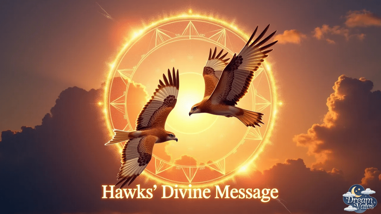 The Profound Spiritual Meaning of 2 Hawks Circling Above